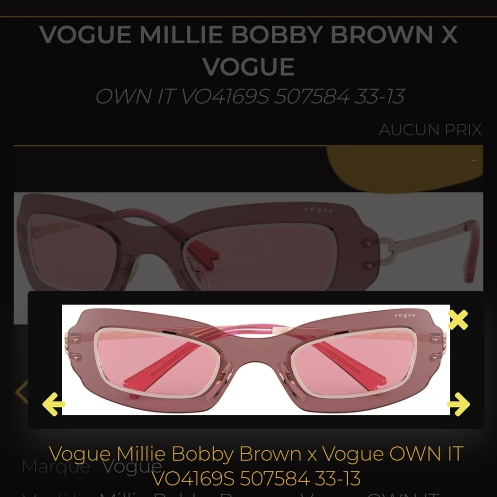 NEW VOGUE Eyewear rose gold with pink gold 507584 V04169S